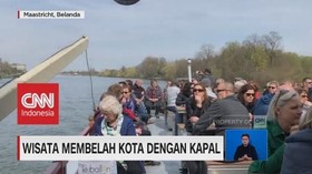 VIDEO: Wisata Membelah Kota di Belanda dengan Kapal