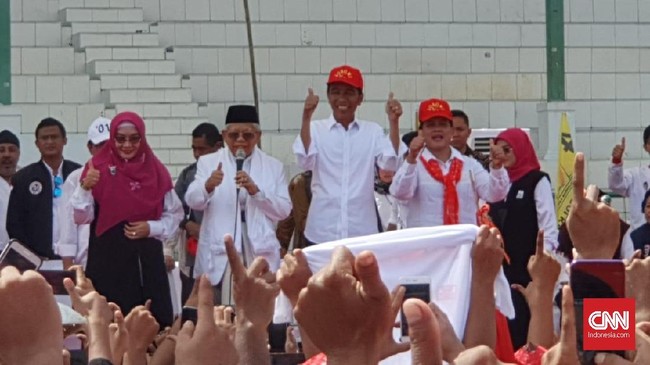 Entri data Situng KPU 80 persen, hasilnya Jokowi-Ma'ruf meraih 69.566.654 suara (56,32 persen), Prabowo-Sandi 53.947.325 suara atau (43,68 persen).