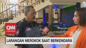 VIDEO: Dishub Surabaya Sosialisasikan Larangan Merokok