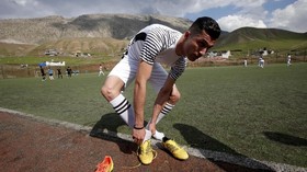 FOTO: Biwar Abdullah, Cristiano Ronaldo 'KW' dari Irak