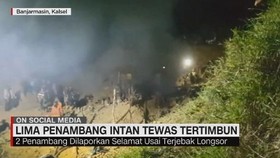 VIDEO: Tragis! Lima Penambang Intan Tewas Tertimbun