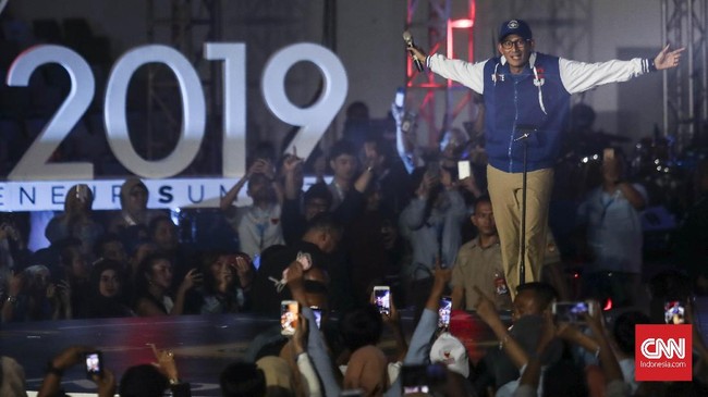 Sandiaga Uno mengatakan ketika pendukung rivalnya kelak bersedia memiliki komitmen yang sama dan tak memiliki rekam buruk, peluang ditarik pun terbuka.