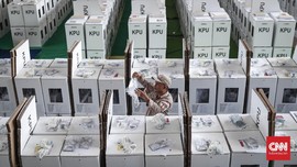 FOTO: Persiapan Terakhir Distribusi Logistik Pemilu 2019