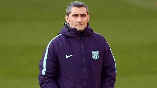 Ernesto Valverde mengaku tak tenang melihat rekor tandang Manchester United di Liga Champions musim ini yang diwarnai kemenangan dan gol-gol menit akhir.