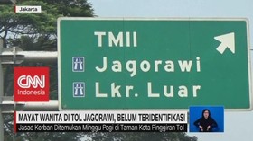 VIDEO: Mayat Wanita di Tol Jagorawi, Belum Teridentifikasi