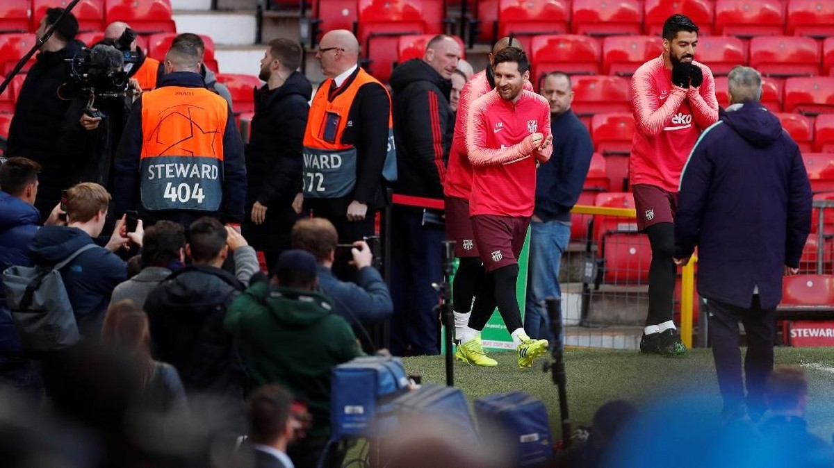 FOTO: Jelang Big Match Manchester United vs Barcelona