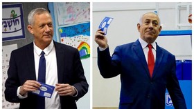 TPS Dibuka, Pemilu Pertarungan Netanyahu dan Gantz Dimulai