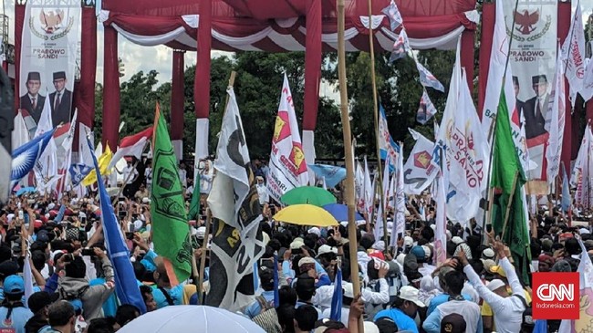 Capres 02 Prabowo Subianto mengatakan semula pihaknya ingin kampanye terbuka di Semarang namun dipersulit saat mengajukan Simpang Lima maupun Gor Jatidiri.