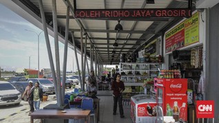 Curhat Pedagang di Rest Area Kena Dampak Larangan Mudik