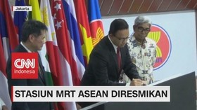 VIDEO: Gubernur Anies Resmikan MRT Asean