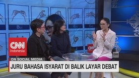 VIDEO: Juru Bahasa Isyarat di Balik Layar Debat (2/2)