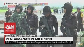VIDEO: Pasukan Sniper Wanita Siap untuk Amankan Pemilu