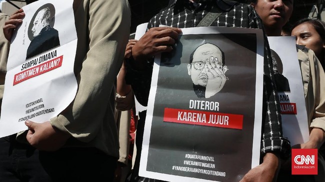 Tim Gabungan Pencari Fakta (TGPF) bentukan Kapolri Jenderal Tito Karnavian menemui pimpinan KPK guna membahas perkembangan kasus Novel.