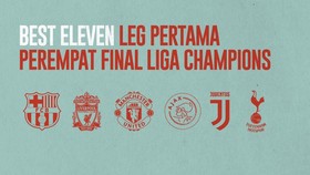 FOTO: Best XI Leg Pertama Perempat Final Liga Champions