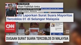 VIDEO: Dugaan Surat Suara Tercoblos di Malaysia