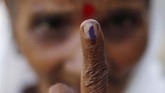 FOTO: Pemilu India yang Terbesar di Dunia India hari ini menggelar pemilihan umum untuk memilih anggota legislatif. Karena jumlah pemilih membuat ajang itu menjadi yang terbesar di dunia.