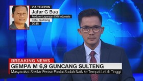VIDEO: Sulteng Diguncang Gempa Bermagnitudo 6,9