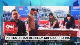 VIDEO: Peresmian Kapal Selam KRI Alugoro 405