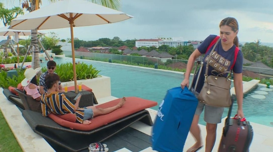 Serunya liburan Catherine Wilson, Rafael dan Dicky SMASH di Bali lewat program Andai di Trans TV.