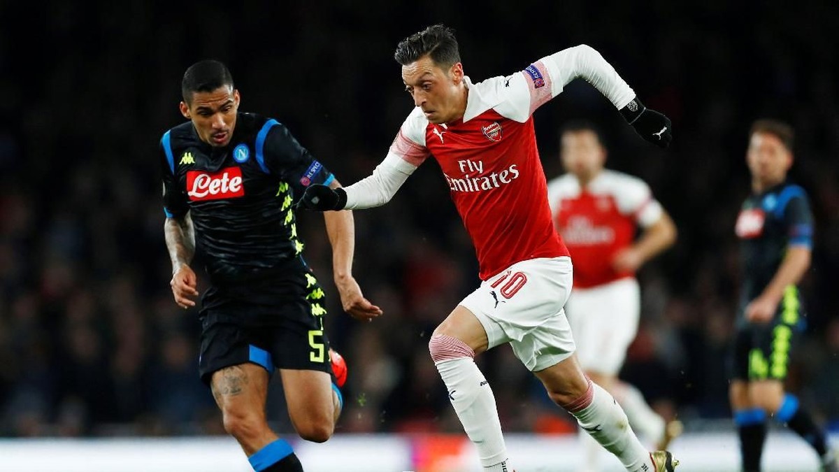 FOTO: Arsenal Bungkam Napoli di Perempat Final Liga Europa