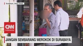 VIDEO: Jangan Sembarang Merokok di Surabaya