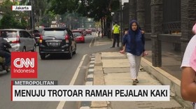 VIDEO: Jakarta Menuju Trotoar Ramah Pejalan Kaki