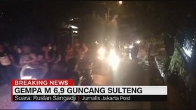VIDEO: Kronologi Gempa 6,9 Magnitudo Guncang Banggai Sulteng