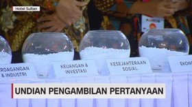 VIDEO: Undian Pengambilan Pertanyaan Debat Capres-Cawapres