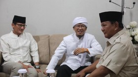 Sandiaga Telepon Aa Gym Sampaikan Duka Cita