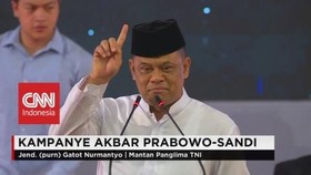 Gatot: Saya Datang ke Pidato Prabowo Tidak untuk Jabatan