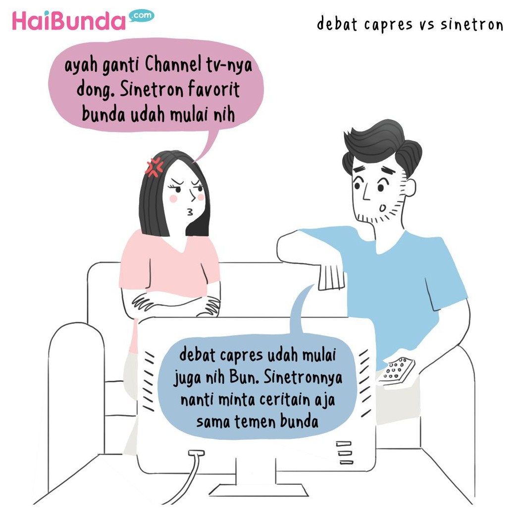 Beginilah cerita serba-serbi pemilu di keluarga Bunda di komik ini. Cerita pemilu di keluarga Bunda apa nih? Share yuk, Bun.