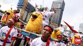 FOTO : Kampanye Pamungkas 'Konser Putih Bersatu' Jokowi Jokowi menutup rangkaian kampanye Pemilu 2019 dengan Konser Putih Bersatu di Gelora Bung Karno, Sabtu (13/4). Massa pendukung Jokowi memutihkan GBK.