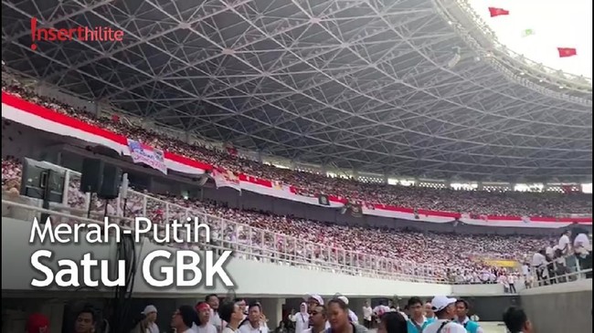 Puluhan Ribu Orang Padati Konser Putih Bersatu di GBK