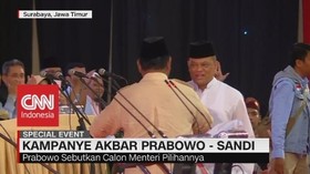 Hadir di Pidato Kebangsaan Prabowo, Gatot Disambut Hangat