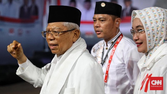 Ma'ruf Amin mengenalkan program yang akan dibangun ke desa yakni dewi (desa wisata) dan dedi (desa digital) saat debat terakhir pilpres 2019.