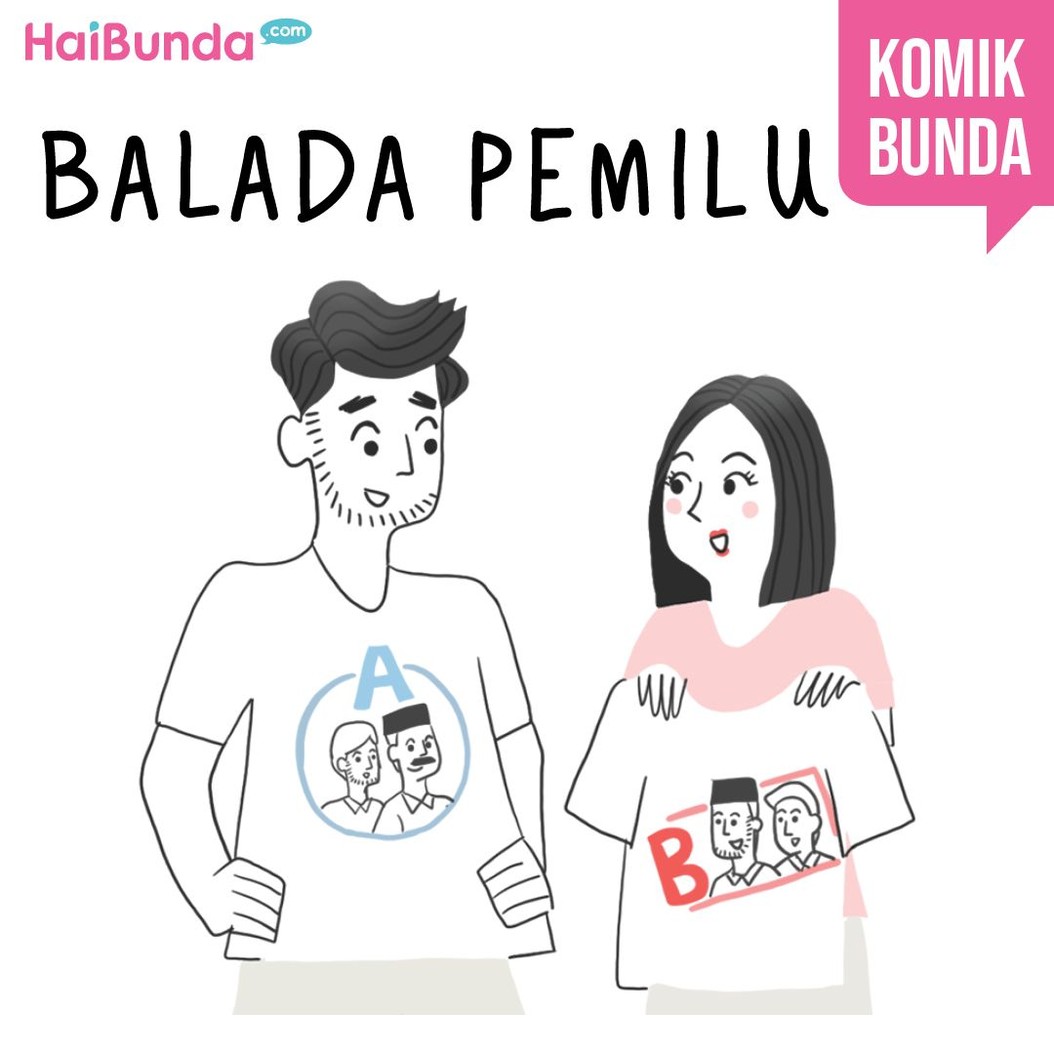 Beginilah cerita serba-serbi pemilu di keluarga Bunda di komik ini. Cerita pemilu di keluarga Bunda apa nih? Share yuk, Bun.
