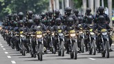 FOTO: Apel Pengamanan Pemilu Serentak 2019 Anggota TNI dan Polri mengikuti apel pengamanan jelang pemilu serentak yang akan digelar pada 17 April mendatang.