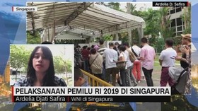 VIDEO: Pelaksanaan Pemilu RI di Singapura