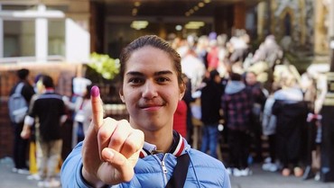 Pengalaman Pertama El Rumi Nyoblos di Pemilu 2019