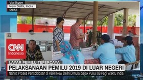 VIDEO: Antusiasme WNI Ikut Pencoblosan di India Cukup Tinggi