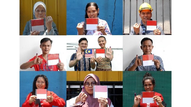 FOTO: Gairah Diaspora Gunakan Hak Suara di Pemilu 2019