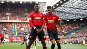FOTO: Pogba Antar Man United Geser Arsenal di Liga Inggris