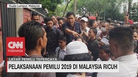 VIDEO: Pelaksanaan Pencoblosan di Malaysia Ricuh