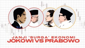 Janji 'Surga' Ekonomi Jokowi VS Prabowo