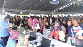 Antrean 11 Ribu WNI ke TPS Brunei Bikin Macet 1 Kilometer