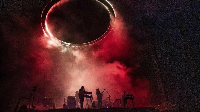 Tame Impala performs at the Coachella Music & Arts Festival at the Empire Polo Club on Saturday, April 13, 2019, in Indio, Calif. (Photo by Amy Harris/Invision/AP)