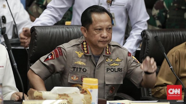 Kapolri Jenderal Tito Karnavian tidak akan mengizinkan aksi massa di depan gedung MK untuk mengawal sengketa Pilpres 2019.