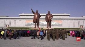 VIDEO: Korut Peringati Hari Lahir Kakek Kim Jong-un