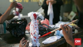 Dua Pemuda Ditangkap Polisi Imbas Teror Santet Pocong di Makassar
