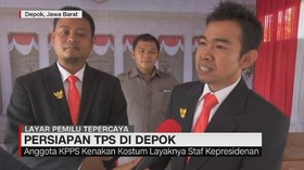 VIDEO: Unik! TPS di Depok Disulap Menjadi Istana Negara